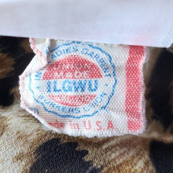 Vintage L Rothschild For Lilli Ann Animal Print Baggy Parachute Pants Medium - Picture 10 of 10